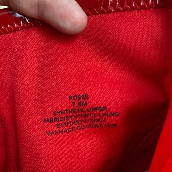 Steve Madden Heel Boot - Size 7.5 - Patent Red (Posse) - Picture 4 of 5